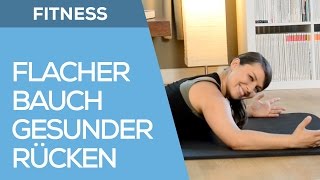 Fitness Workout für einen flachen Bauch amp gesunden Rücken  für Anfänger  Fit mit Anna  HD [upl. by Kiraa170]