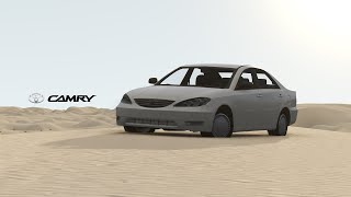 WIP Toyota Camry 20042006 XV30 mod for BeamNG drive [upl. by Ahsienahs]