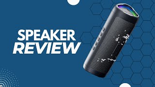 Review Bluetooth Speaker with HD Sound Portable Wireless IPX5 Waterproof Up to 24H Playtime [upl. by Kroo861]