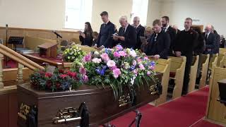 Funeral Service of Kathleen Krievs  Clachan North Uist 06112024 [upl. by Ermine133]