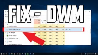 How To Fix Desktop Window Manager High CPU Usage quotDWMEXEquot [upl. by Keverian788]