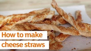 How to make cheese straws  Recipe  Sainsburys [upl. by Abixah247]