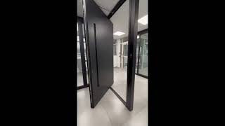 Aluminium Pivot exterior door  DOMADECO [upl. by Neleag]