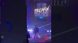 Seth Rollins WWE cosplay entrance at WWE World shorts wwe [upl. by Cence995]