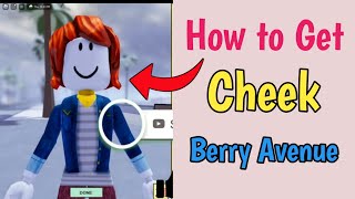 How to Get Cheek In Berry Avenue 2024  Berry Avenue Cheek Code [upl. by Steel]