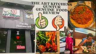 The art kitchen food review food bestfoodever guntur theartkitchen weekendvibes foodreview [upl. by Nauqahs352]