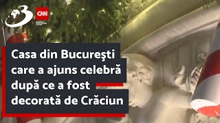 Casa din Bucureşti care a ajuns celebră după ce a fost decorată de Crăciun [upl. by Sufur]