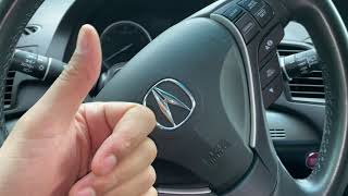 ACURA MDX  How to open hood [upl. by Lalita470]