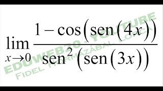 Matematica I Limites trigonometricos Video 23 [upl. by Haroun]