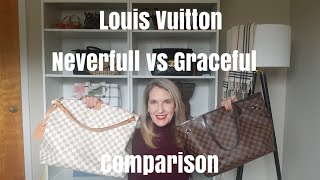 LOUIS VUITTON NEVERFULL VS GRACEFUL  How do they compare [upl. by Marti]