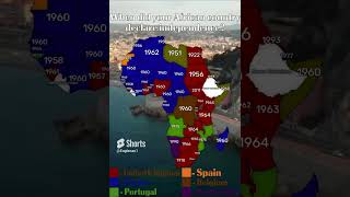 When did your African county declare independence mapper worldmap viral countrys history [upl. by Idisahc589]