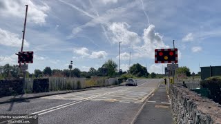 Staveley Level Crossing Cumbria [upl. by Iveel]