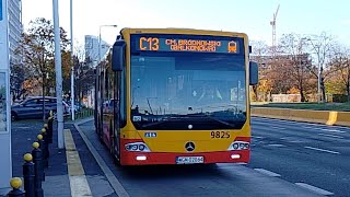 Autobus C13 Kier CmBródnowski Balkonowa Mercedes Benz Conecto 9825 [upl. by Norreg]