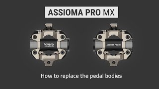 Favero Assioma PRO MX How to replace the pedal bodies [upl. by Daiz]