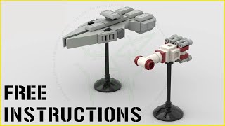 LEGO TUTORIAL  Star Wars  Arquitens Class Light Cruiser  14000 [upl. by Kimble]