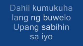 Mahal Kita Pero Di Mo Lang Alam lyrics [upl. by Ahsatniuq]