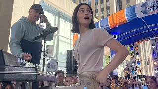 Gracie Abrams Today Show Vlog [upl. by Aredna]