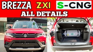 BREZZA CNG ZXI EXPLAINED  PRICE  FEATURES  MILEAGE  BREZZA CNG EXPLAINED NarrusAutovlogs [upl. by Haslett]