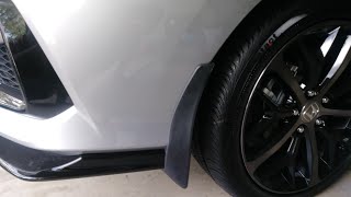 CIVIC HATCHBACK MUD FLAP SPLASH GUARD INSTALLATION [upl. by Salvucci]