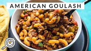 One Pot American Goulash [upl. by Yesnyl483]