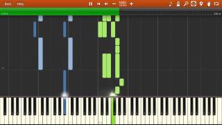 High School Musical  Start Of Something New Synthesia Piano Tutorial [upl. by Marbut]