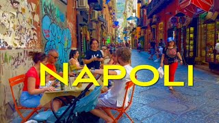 Naples in Italy🌞WALKING TOUR CONTRASTS OF ELEGANT AND POOR in appearance HISTORICAL CITY 180fps [upl. by Bock972]