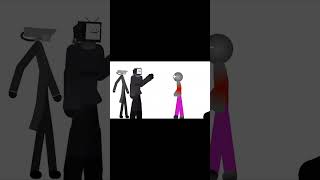 Animation stick meme camera man tv man [upl. by Dale]