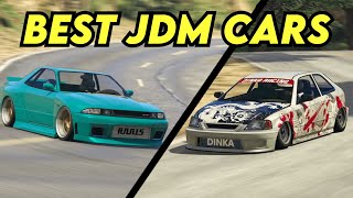 Top 10 BEST JDM  Japanese Cars In GTA Online 2022 [upl. by Arbba]