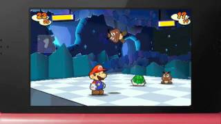 Paper Mario Gameplay Trailer Nintendo 3DS Conference 2011 Japan [upl. by Gilberto696]