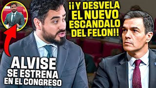 ALVISE PÉREZ se ESTRENA en el CONGRESO🔥¡¡Y REVELA EL NUEVO ESCÁNDALO DE SÁNCHEZ🔥 [upl. by Aira892]