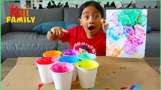 DIY Blowing Bubble Art and more fun activities for kids [upl. by Seluj139]