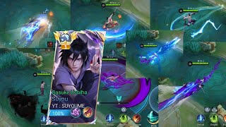 FINALLY🥳 THANK YOU MOONTON FOR THIS NEW SUYOU SKIN SASUKE UCHIHA  Mobile Legend [upl. by Deloris]