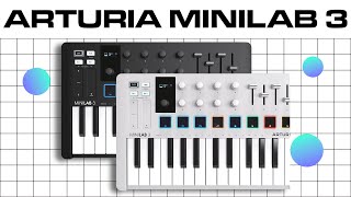 BEST Portable MIDI Keyboard 2023  Arturia MiniLab 3 Review [upl. by Hamas175]