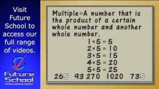 Multiples and factors of whole numbers [upl. by Jorrie462]