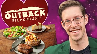 Keiths Romantic Outback Steakhouse Valentines Dinner  LIVE [upl. by Ana888]