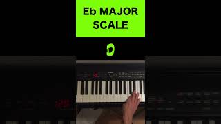 Eb Major Scale On Piano Easy Tutorial For Beginners  Music Simply Understood music EbMajor [upl. by Anirtek717]