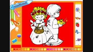 Coloriage Le mariage 3  Jeux Coloriage [upl. by Potash]