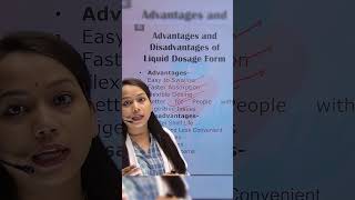 Advantages and disadvantages of liquid dosages form  dpharma hospitalpharmacy patientcare [upl. by Rednav]