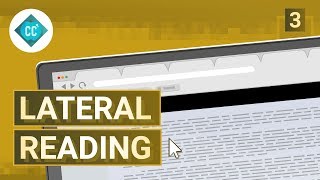 Check Yourself with Lateral Reading Crash Course Navigating Digital Information 3 [upl. by Wootten]