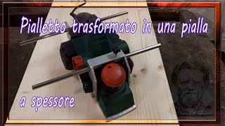 Pialla a spessore  woodworking tools jigs [upl. by Nnateragram]