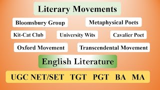 Literary Movements in English Literature  What is Literary Movement in English Literature [upl. by Peonir]