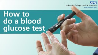 How to do a blood glucose test [upl. by Esilram]