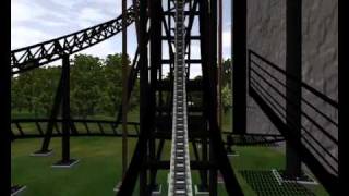 Saw the ride Recreation on No limits [upl. by Melentha]