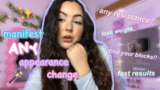 how to manifest ANY APPEARANCE CHANGE you desire weight height skin etc  LAW OF ASSUMPTION [upl. by Lizbeth921]