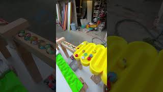 Marble Run ☆ HABA Wave Slope amp Wooden Course 4 [upl. by Anahahs3]