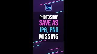 How do you save as a JPEG in Photoshop Photoshop Save As Jpg Missing Enable Legacy quotSave Asquot [upl. by Airdnala879]