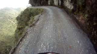 Worlds most dangerous road  Camino del muerte  Bolivia  Gopro HD [upl. by Airetahs]