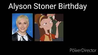 Alyson Stoner Birthday [upl. by Pentheas934]