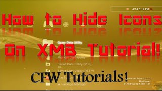 Easy  PS3 How to Hide Icons Tutorial  CFW [upl. by Baum]