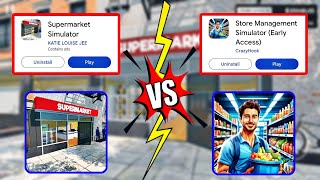 WHICH GAME IS BEST SUPERMARKET SIMULATOR MOBILE 2024 [upl. by Urbano]